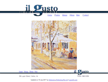 Tablet Screenshot of ilgusto.com.au