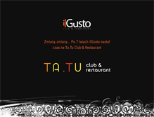 Tablet Screenshot of ilgusto.pl